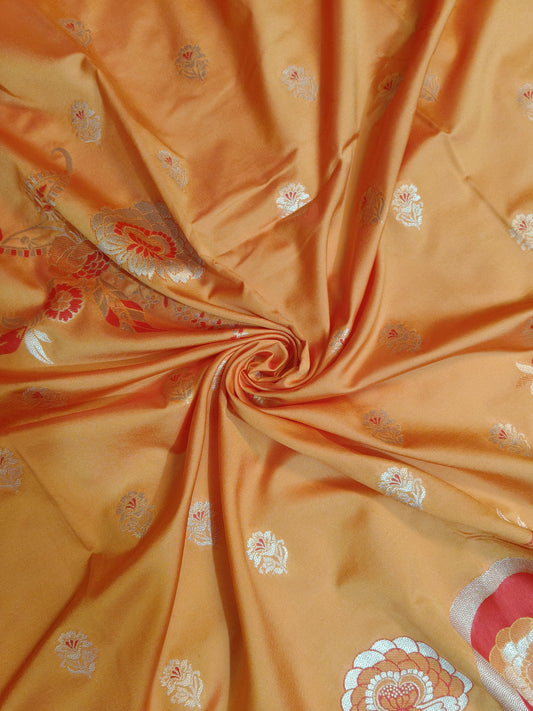 Banarasi Stylish Designer Katan Silk  Traditional Saree For Women’s